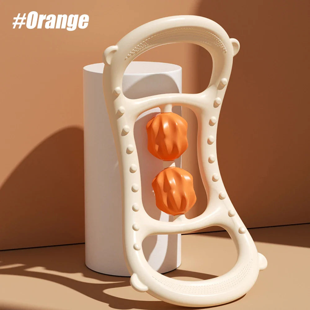 Round Massager Roller for Waist Abdominal Muscles Ring Leg Clip Stovepipe To Clear The Meridian Portable Cellulite Massage Tools