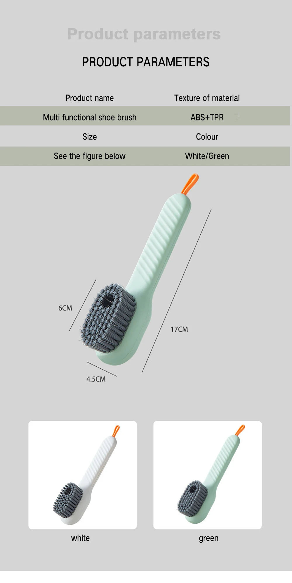 1/2Pcs Multifunctional Cleaning Brush Soft-bristled Liquid Shoe Brush Clothes Brush Shoe Clothing Board Brush Shoe Cleaner