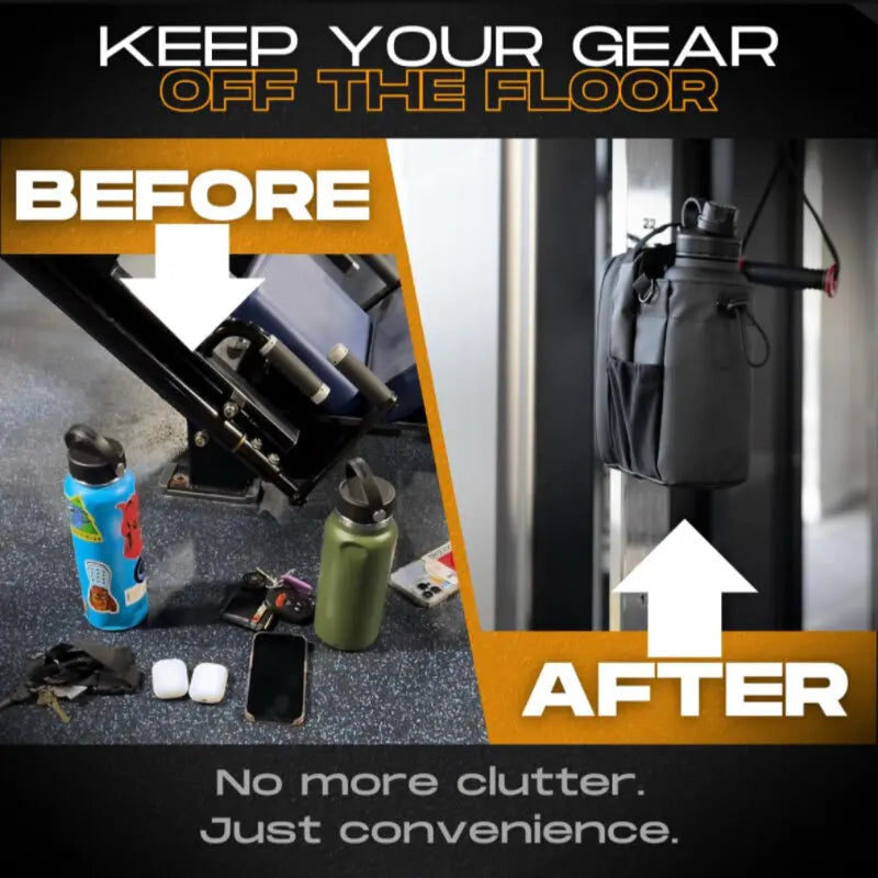 New Magnetic Water Bottle Pouch Bag Gym
