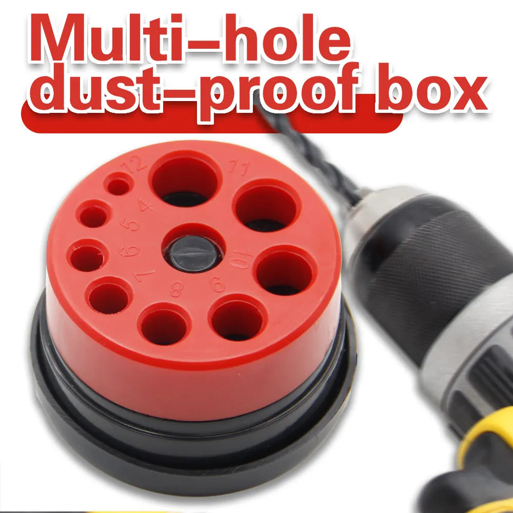 1PC Red Dust Collector Punching Machine Dust Bowl Dust-proof Device Electric Hammer Dust Stopper Electric Tool Accessories