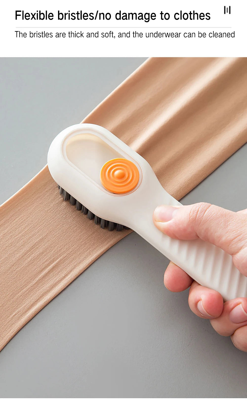 1/2Pcs Multifunctional Cleaning Brush Soft-bristled Liquid Shoe Brush Clothes Brush Shoe Clothing Board Brush Shoe Cleaner