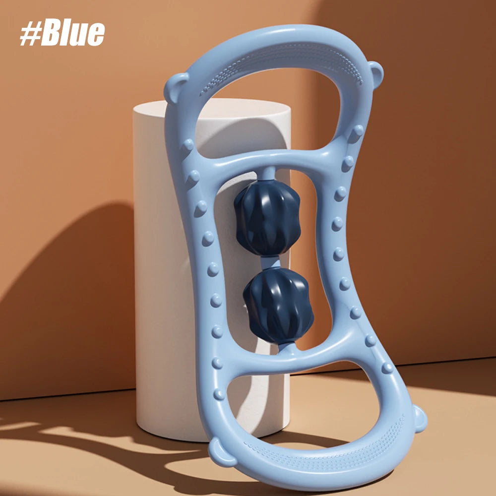 Round Massager Roller for Waist Abdominal Muscles Ring Leg Clip Stovepipe To Clear The Meridian Portable Cellulite Massage Tools