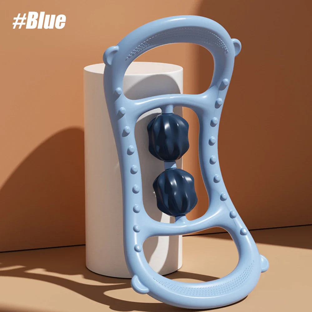 Round Massager Roller for Waist Abdominal Muscles Ring Leg Clip Stovepipe To Clear The Meridian Portable Cellulite Massage Tools