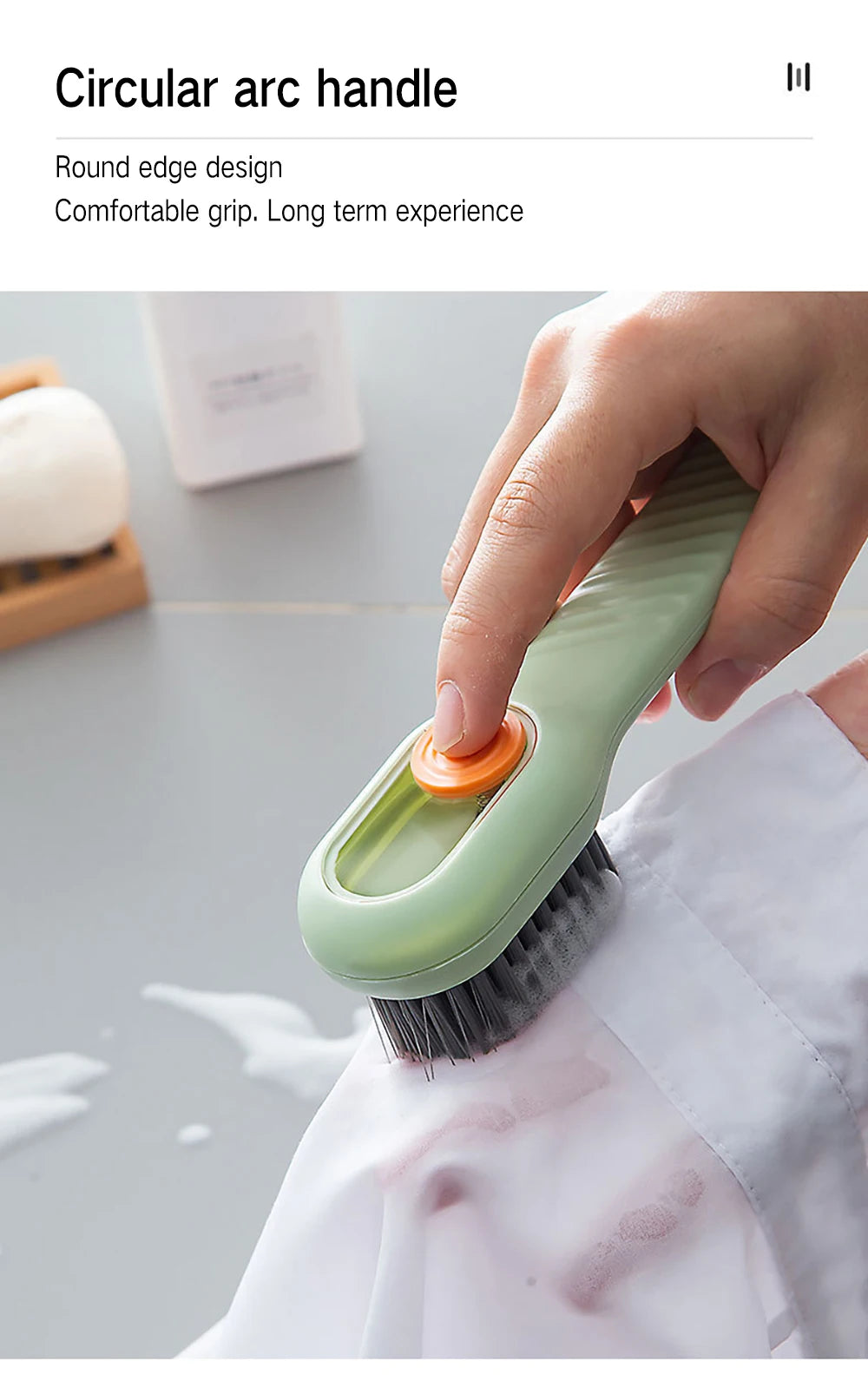 1/2Pcs Multifunctional Cleaning Brush Soft-bristled Liquid Shoe Brush Clothes Brush Shoe Clothing Board Brush Shoe Cleaner