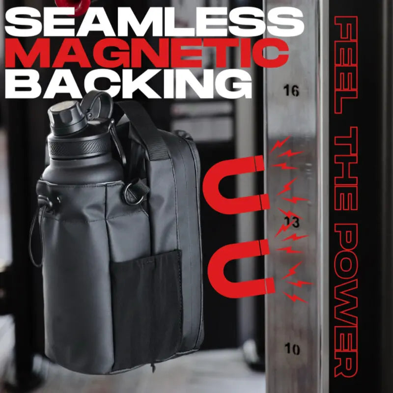 New Magnetic Water Bottle Pouch Bag Gym