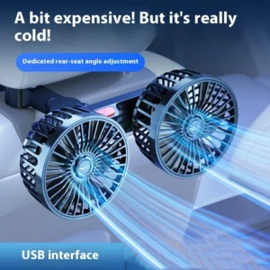 Car Fan Rear Double-headed Small
